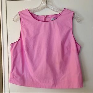 Lilly Pulitzer pink crop top size 12